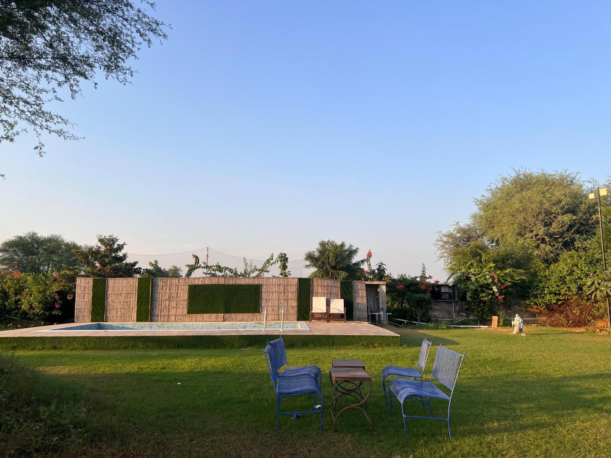 ג'איפור Gazibo Elegant Farm Stay With Swimming Pool מראה חיצוני תמונה